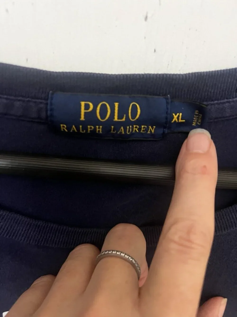 Polo Ralph Lauren Gives Back Employee Volunteer T-Shirt Navy Blue Men's XL.   V